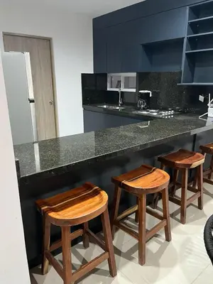 Una cocina o zona de cocina en Casa con alberca privada en Almarena