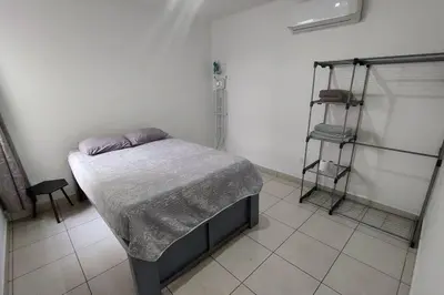 Cama o camas de una habitación en Azul Marino MZT