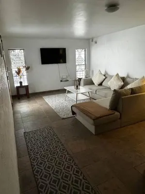 Zona de estar de La casa del Ejido