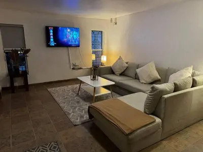 Zona de estar de La casa del Ejido
