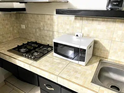 Una cocina o zona de cocina en Departamento Gaviotas