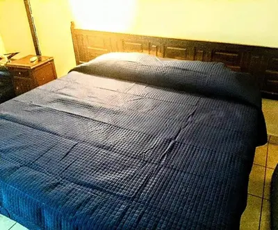 Cama o camas de una habitación en Departamento Gaviotas