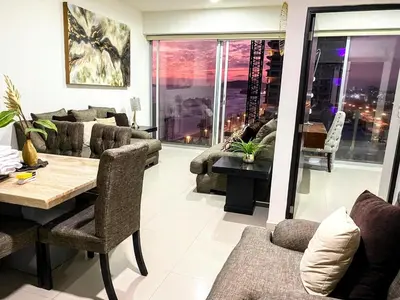 Zona de estar de Condominio Portico