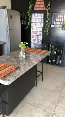 Una cocina o zona de cocina en Depa Terraza San Isidro
