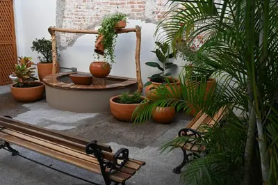 Jardín al aire libre en Centro histórico cerca del mar