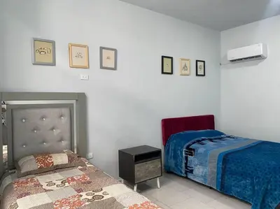 Cama o camas de una habitación en Departamento Completo Céntrico Ideal Para 3