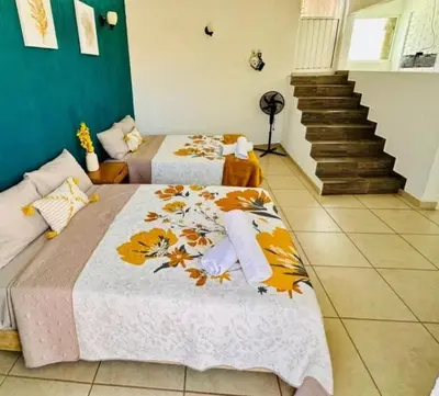 Cama o camas de una habitación en Relájate con elegancia