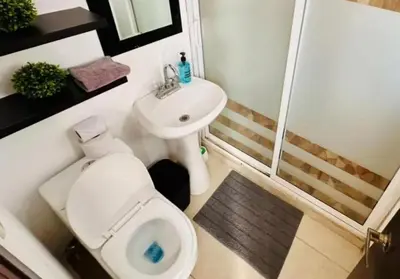 Un baño de Relájate con elegancia