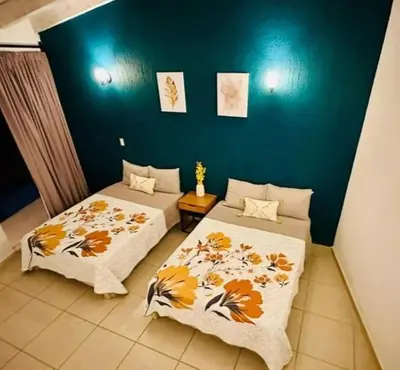 Cama o camas de una habitación en Relájate con elegancia