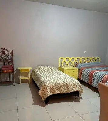 Cama o camas de una habitación en Departamento volcán el pinacate
