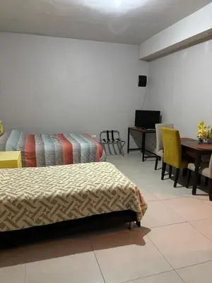 Cama o camas de una habitación en Departamento volcán el pinacate