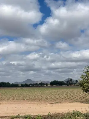 Paisaje cerca de este camping