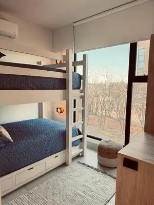 Cama o camas de una habitación en 4-102 Frente al mar, 2 recámaras piso 1