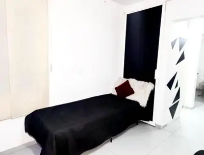 Cama o camas de una habitación en Departamento Getsemani