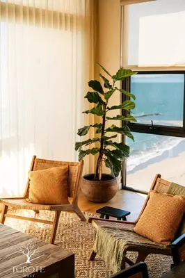 Zona de estar de Penthouse Punta Península Bahía de Kino