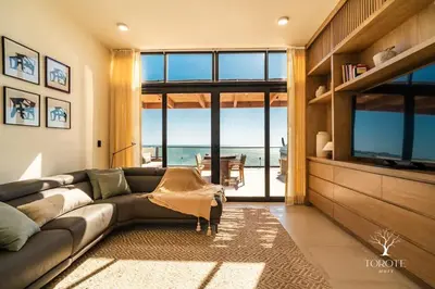 Zona de estar de Penthouse Punta Península Bahía de Kino
