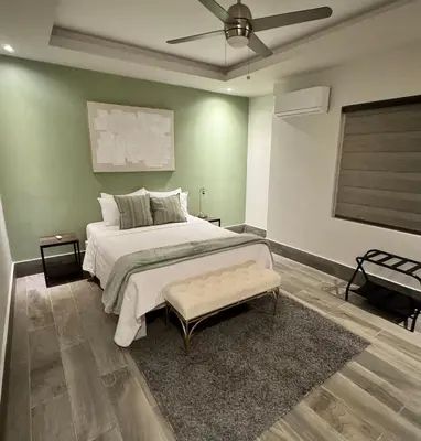 Cama o camas de una habitación en Suite en exclusivo residencial privado