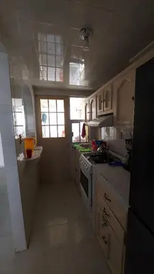 Una cocina o zona de cocina en Beach house with private pool and new ac