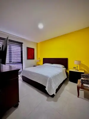 Cama o camas de una habitación en Depa en Sabalo country
