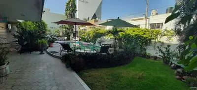 Jardín al aire libre en Dona Bego Luxury department with pool
