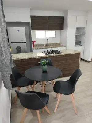 Una cocina o zona de cocina en Un espacio para descansar