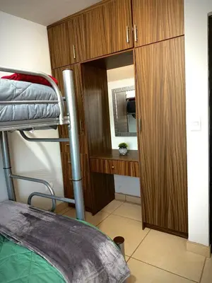 Cama o camas de una habitación en Casa Cedro Azul