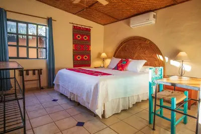 Cama o camas de una habitación en Iguana Inn