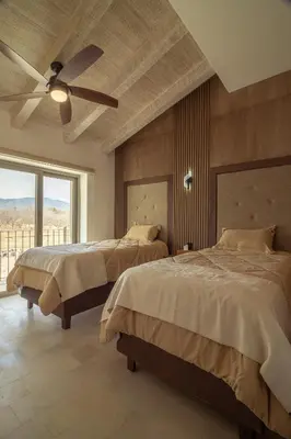 Cama o camas de una habitación en Pueblo parvada 24