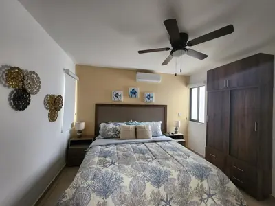 Cama o camas de una habitación en Mazatlan vacation home