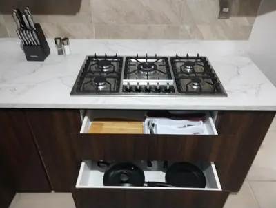 Una cocina o zona de cocina en executive home, vacation work