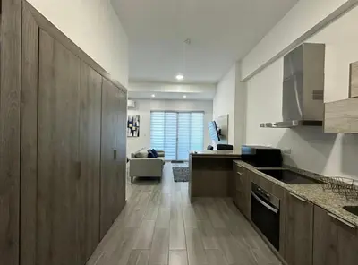 Una cocina o zona de cocina en Departamento lujoso