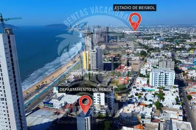 Plano de Paraíso Costero con Vista al Mar