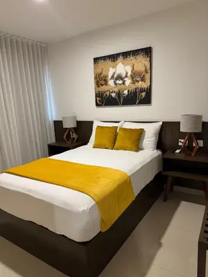 Cama o camas de una habitación en Hotel Faava