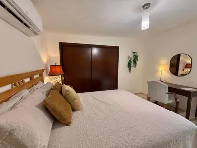 Cama o camas de una habitación en Escala HMO a700 mts del Consulado americano