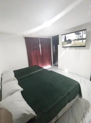 Cama o camas de una habitación en Departamento Reforma