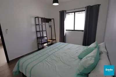 Cama o camas de una habitación en Residencial privado con alberca