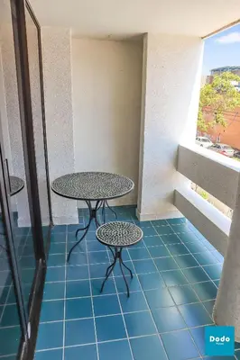 Un balcón o terraza de Departamento en Mazatlán a 5 minutos de la playa