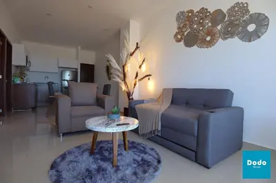 Zona de estar de Departamentos de lujo en Mazatlán