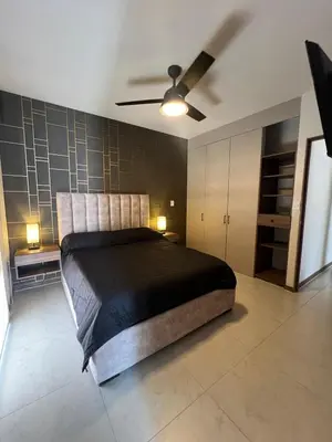 Cama o camas de una habitación en Modern and equipped apartment