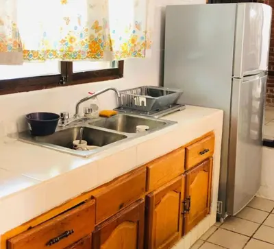 Una cocina o zona de cocina en Casa González