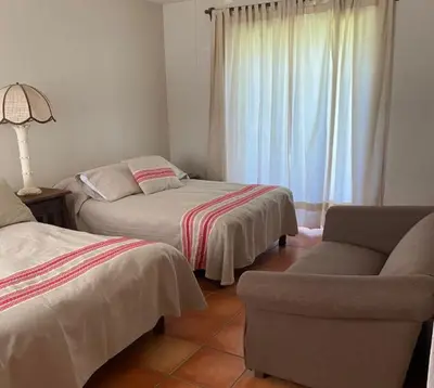Cama o camas de una habitación en Casa Pilar