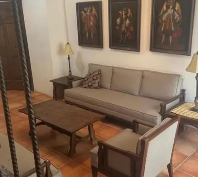 Zona de estar de Casa Pilar