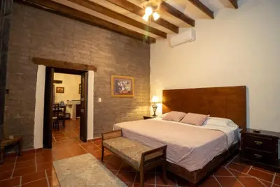 Cama o camas de una habitación en Casa Gloria