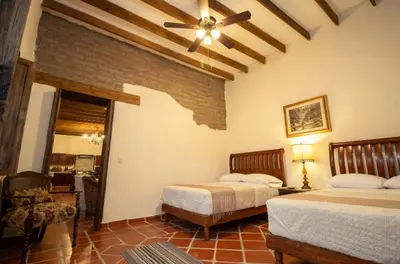 Cama o camas de una habitación en Casa Gloria
