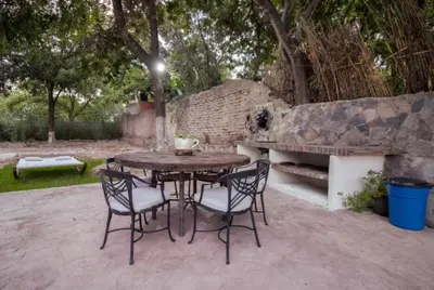 Jardín al aire libre en Casa Gloria