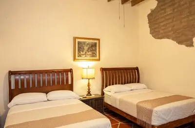 Cama o camas de una habitación en Casa Gloria