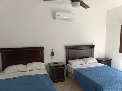 Cama o camas de una habitación en Posada don rulo