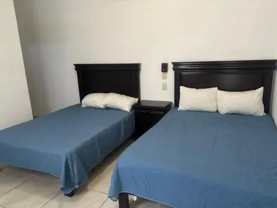 Cama o camas de una habitación en Posada don rulo