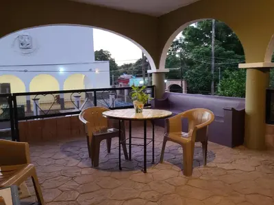 Zona de estar de Casa Corazon de Alamos