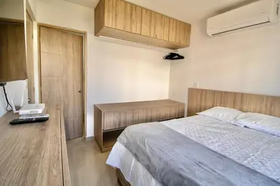 Cama o camas de una habitación en Almarena 201 Wonderful depa near the beach